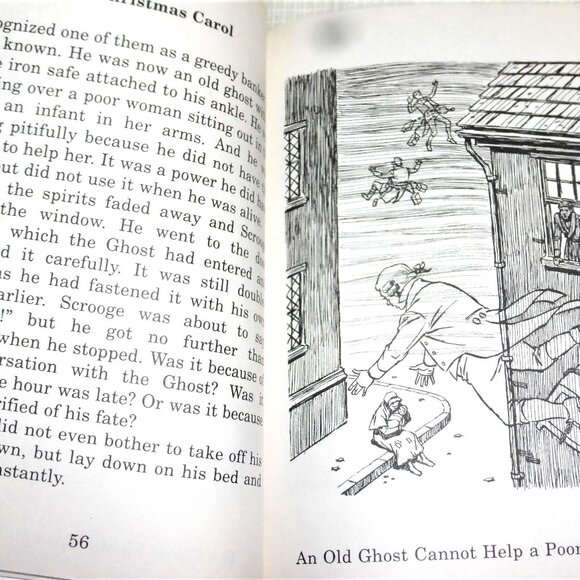1990 Great Illustrated Classic Children's CHRISTMAS Library BOOK SET Stories - Picture 6 of 9